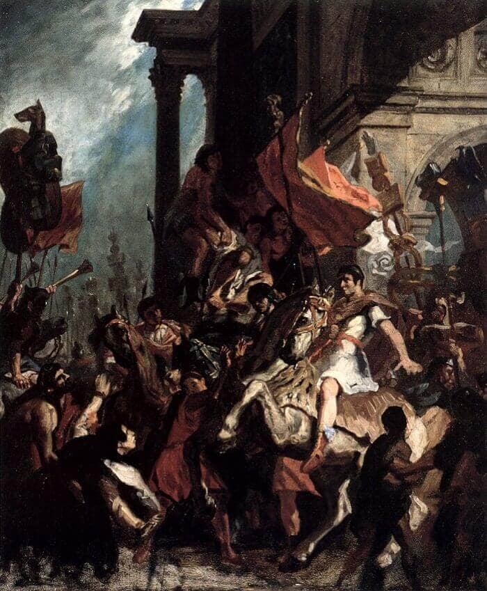 The Justice of Trajan by Eugene Delacroix