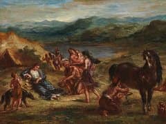 Ovide among the Scythians, by Eugene Delacroix