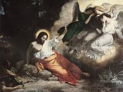The Agony in the Garden by Eugene Delacroix