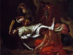 The Entombment by Eugene Delacroix