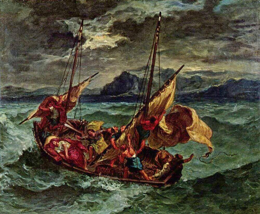 Christ on the Sea of Galilee by Eugene Delacroix