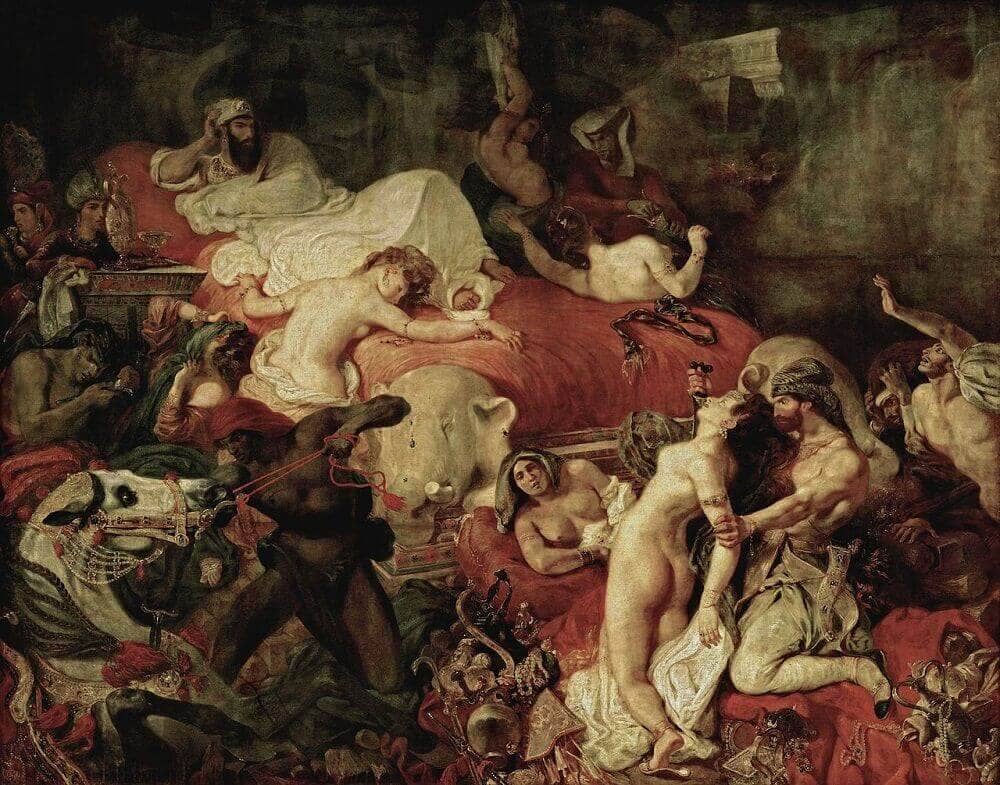 Death of Sardanapalus by Eugene Delacroix