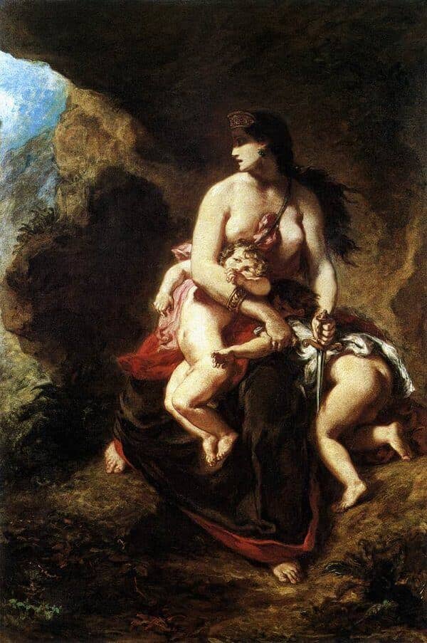 Medea by Eugene Delacroix