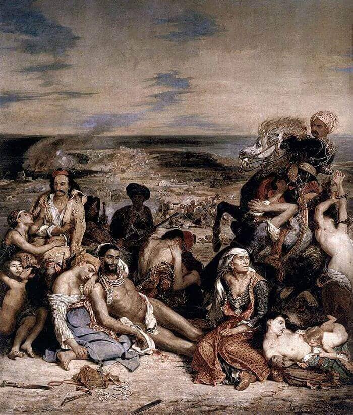 The Massacre at Chios by Eugene Delacroix