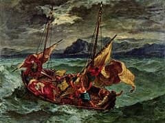 Christ on the Sea of Galilee by Eugene Delacroix