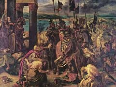 Entry of the Crusaders in Constantinople by Eugene Delacroix