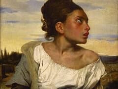 Orphan Girl at the Cemetery by Eugene Delacroix