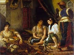 The Women of Algiers  by Eugene Delacroix